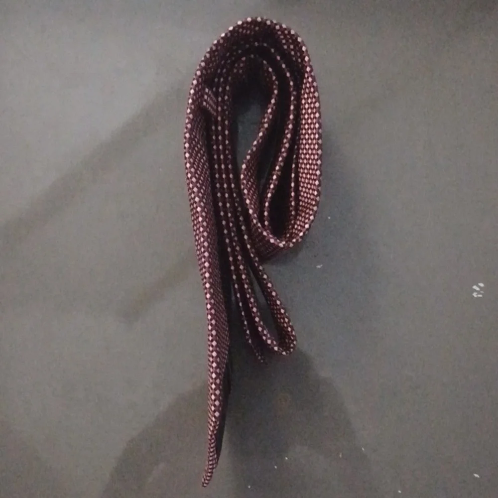 Joseph Abboud Burgundy, Brown and Pink Patterned Tie